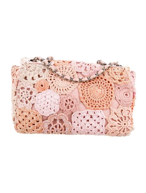 chanel crochet clutch|Chanel clutch with hand strap.